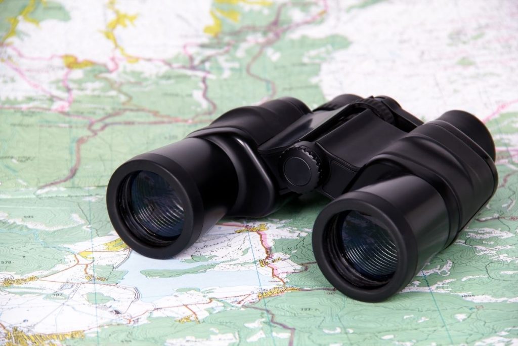 Hunting Binoculars Buying Guide Map